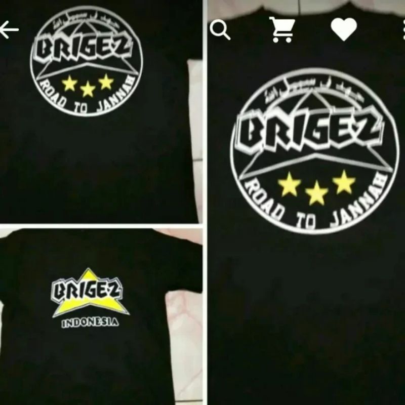 kaos brigez indonesia dpc pac ROAD TO JANNAH BR43
