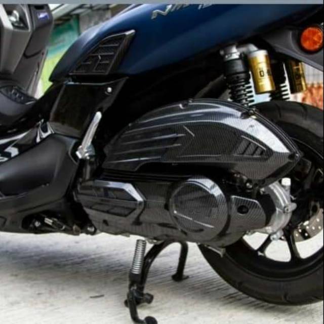 Variasi New Nmax 2020 Cover Tutup Hawa CVT NMAX 2020 Black Carbon