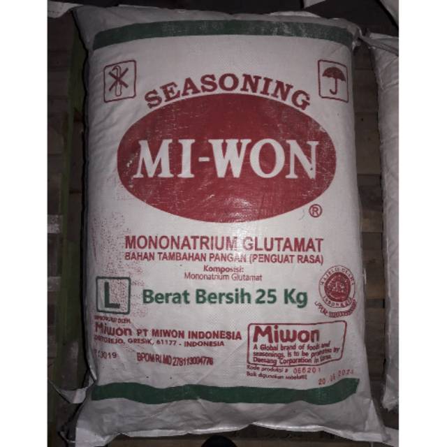 

miwon sak 25 kg bulk L ambil sendiri lebih murah