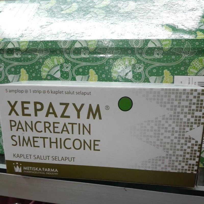 Xepazym Pancreatin Simethicone Xepazym Box Xepazym Strip Xepazym 6 Kaplet