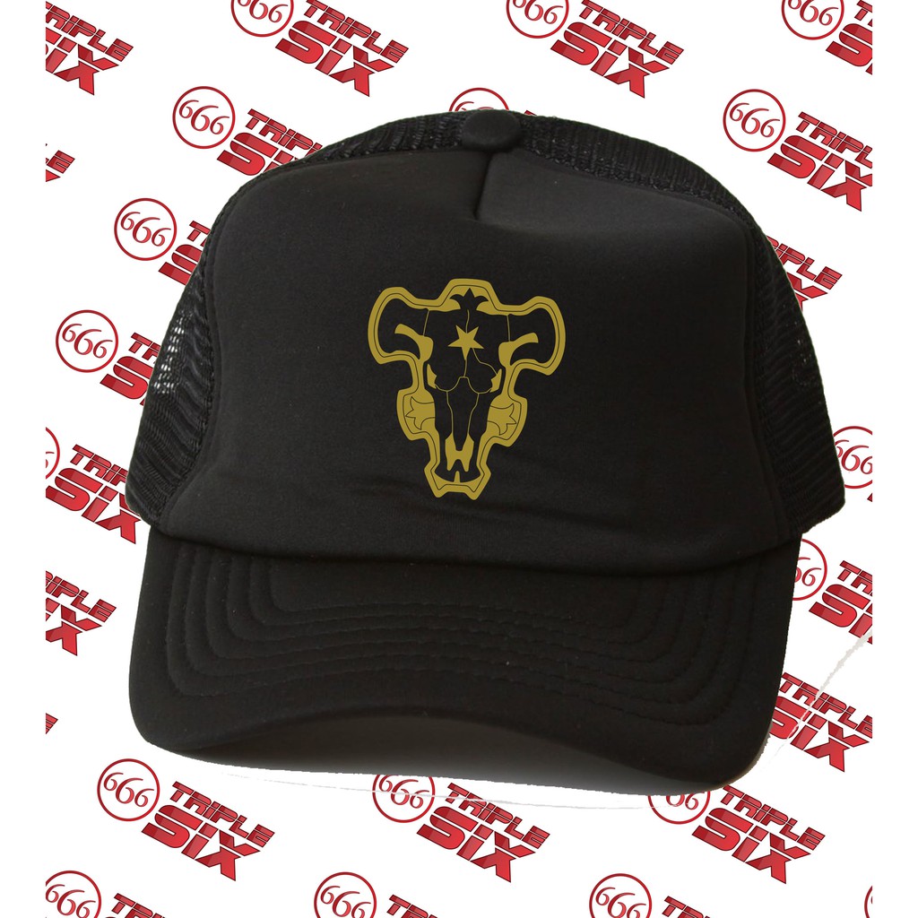 Topi Trucker Anime Black Clover Black Bull