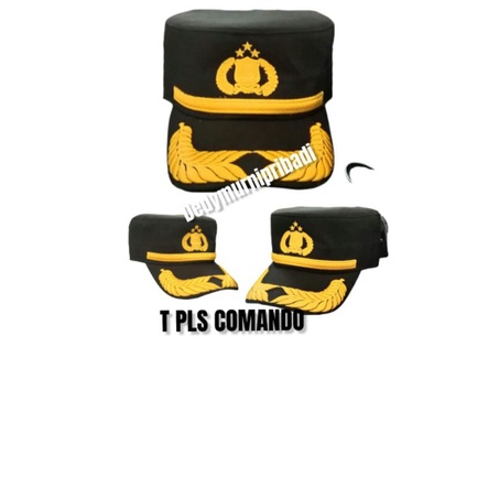 topi komando polisi pamen