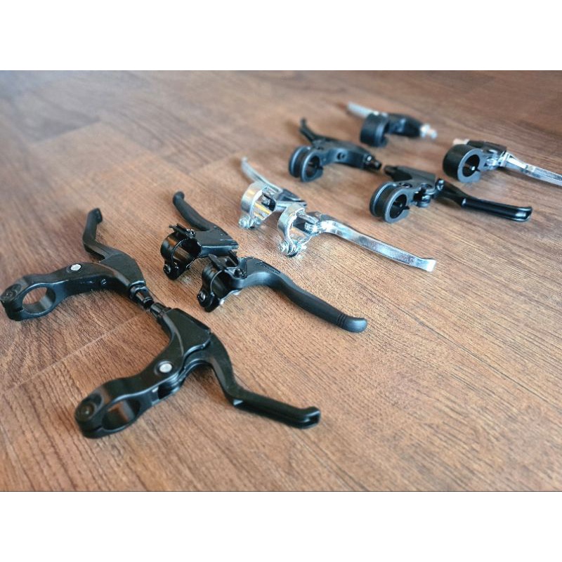 Handle Rem Sepeda Tuas Handel Pegangan Brake Lever Speda Alloy Alumunium Allumunium Anak-anak BMX Mini Minion