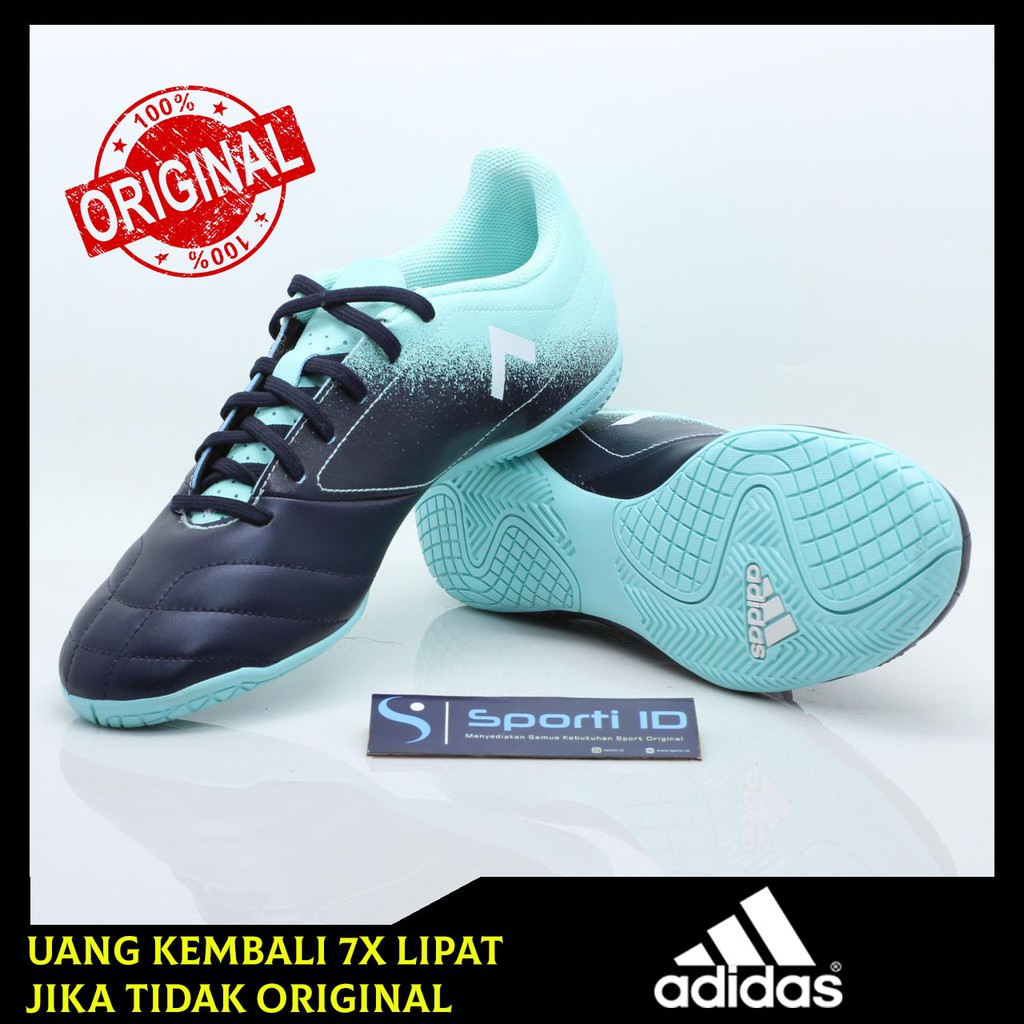 Sepatu Futsal Adidas Ace 17.4 IN Blue Aqua S77102 Original
