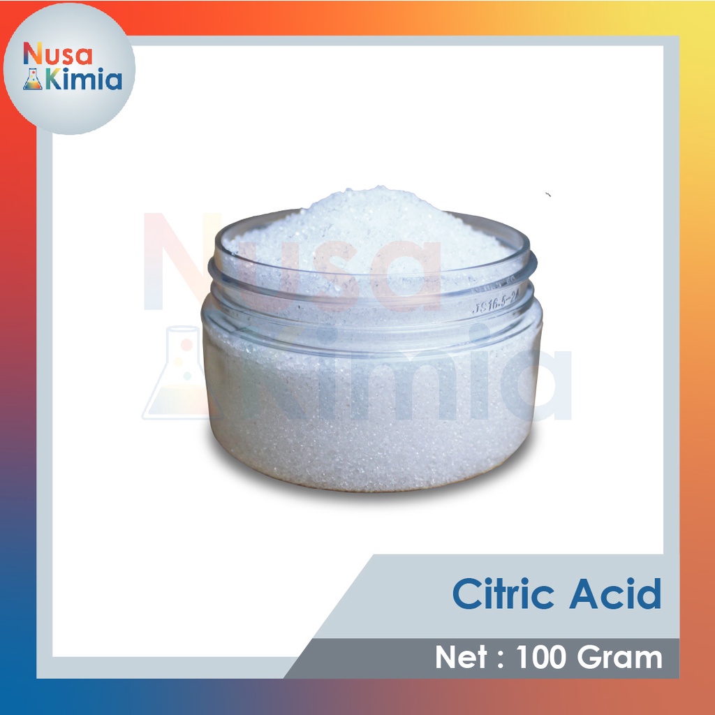 Citric Food Grade 100 GRAM - Asam Sitrat - Citrun - Sitrun Pembersih