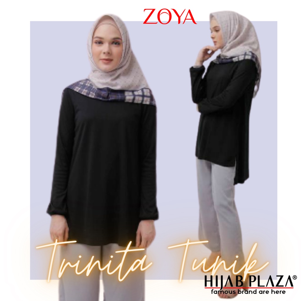 Atasan Zoya Tunik Zoya Trinita Tunik Hitam Baby Tery