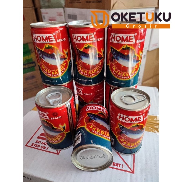 SARDEN RANDOM/ 155gr/kaleng penyok isi normal/sarden murah
