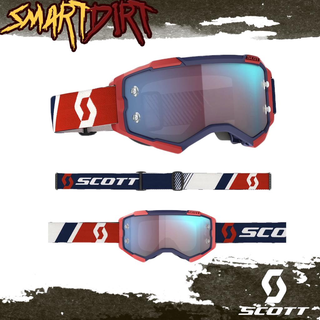 GOGGLE SCOTT FURY BLUE RED GOGGLE MTB SCOTT FURY ORIGINAL
