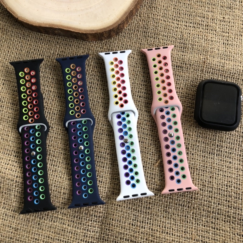 STRAP APPLE WATCH NIKE PRIDE EDITION IWATCH 7 6 5 4 3 2 1 SE STRAP NIKE RAINBOW