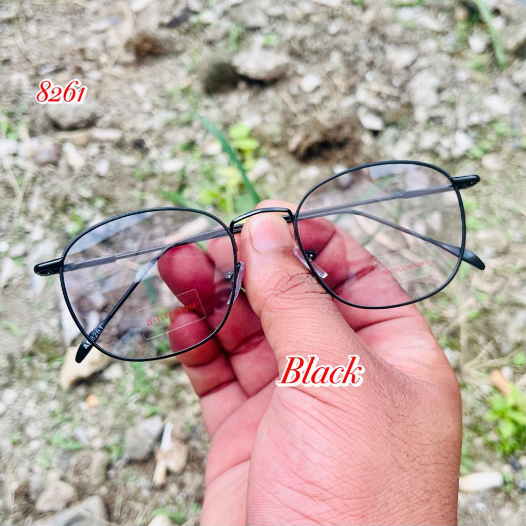 FREM PHOTOCROMIC BLUERAY ANTIRADIASI FRAME OPTIK TITANIUM - (SPRING STYLE)