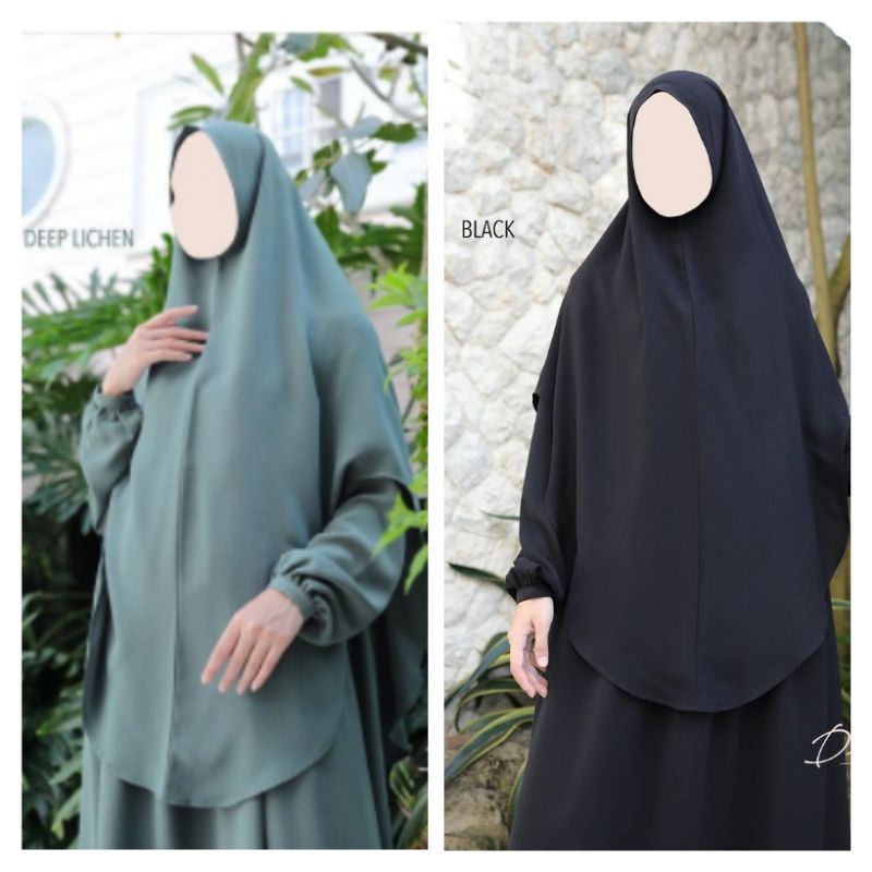 Haala Mazen Series Ditsy Agustus 2022 Black dan Deep Lichen