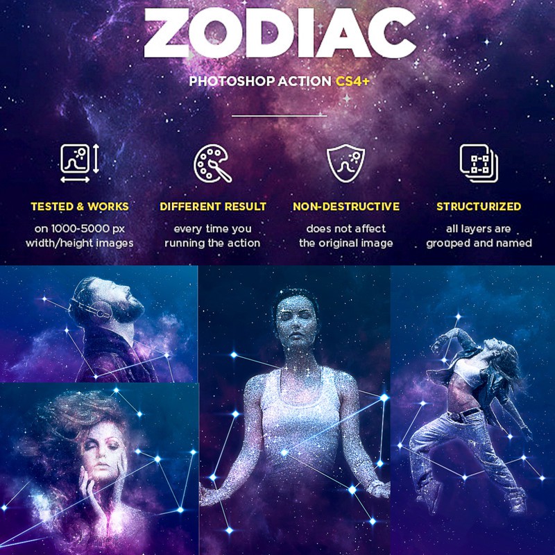 Zodiac Photoshop Action