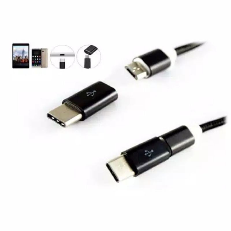 Connector Adapter Converter Micro Usb to Usb type C