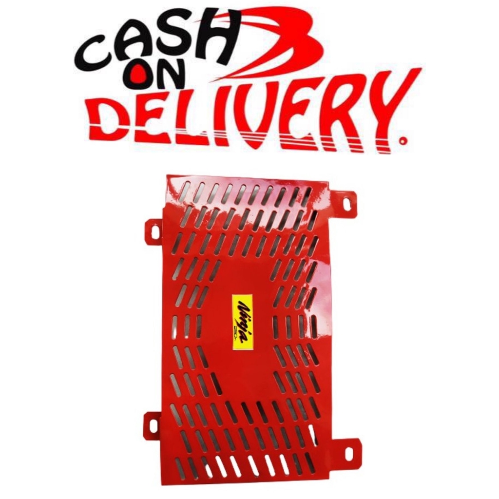 MERAH jual murah Cover Radiator Ninja 250 FI Import Tebal