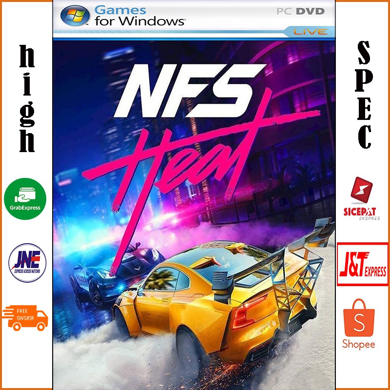 Jual NEED FOR SPEED HEAT / NFS HEAT DVD GAME GAMING LAPTOP KASETKOMPUTER CD GAME Shopee Indonesia