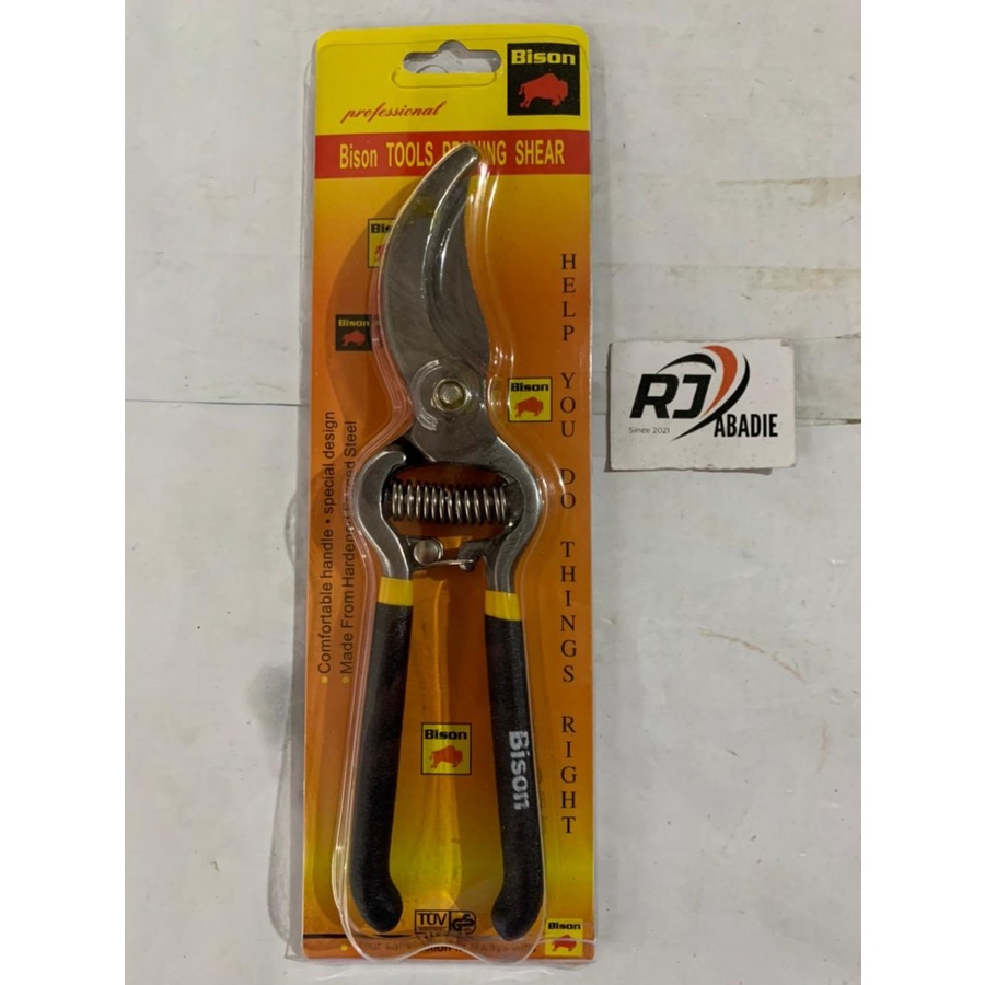 [6PCS] Gunting Dahan Ranting Pohon Taman Kebun Tebal GG Fiber Pruning Shear BISON 8 Inch