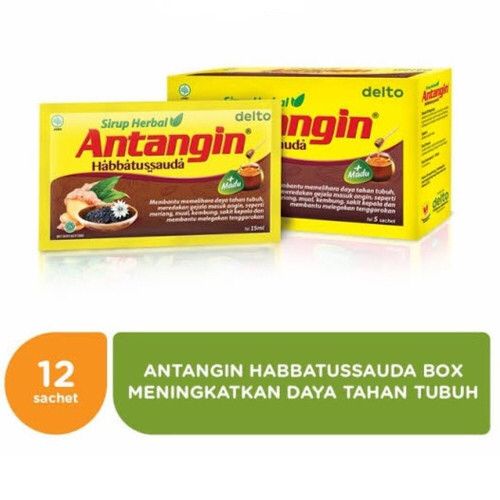 

Antangin Habbatussauda+Madu box isi 12 sachet