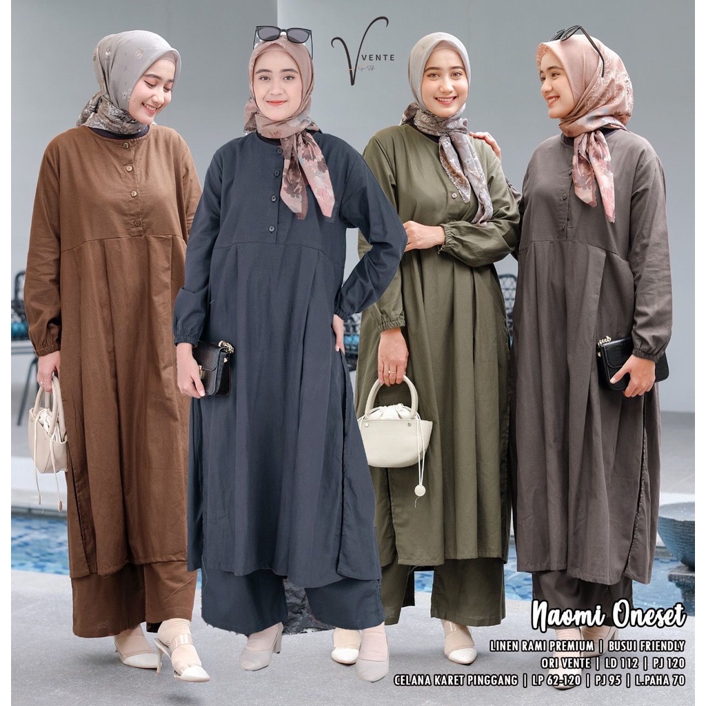 Setelan polos Jumbo Naomi OneSet Original Vente