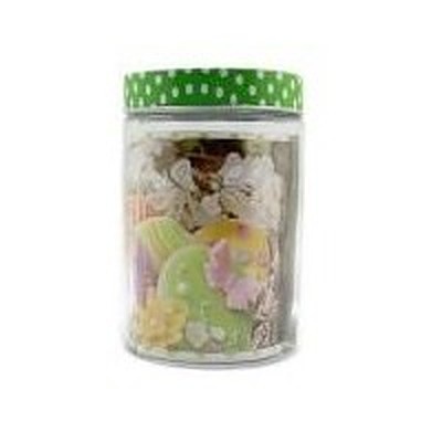 Toples Beling Kaca Tutup Plastik Putar / Toples Kaca Bulat Putar