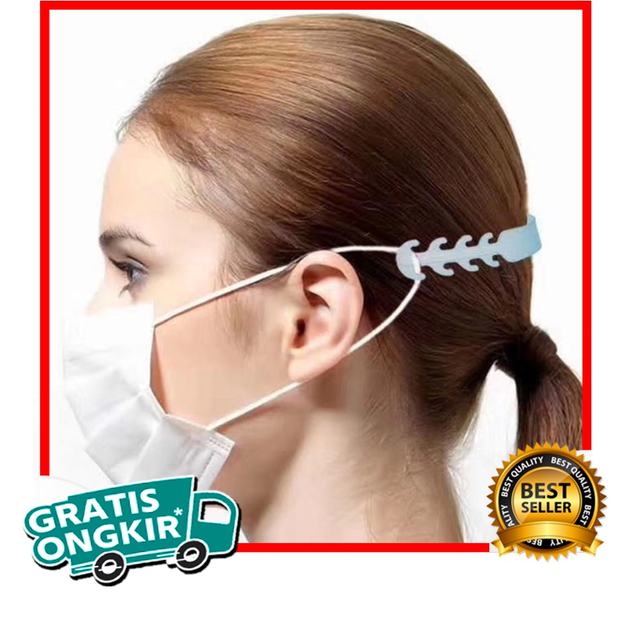 Konektor Tali Maske Anak dan Dewasa Premium Murah Strap Karet Silikon Conektor Masket Hijab Unik Con