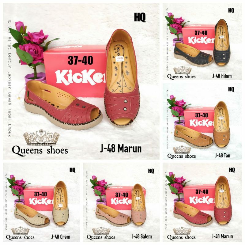 Sepatu Kickers - Flatshoes Kickers - Sepatu wanita - by Queen