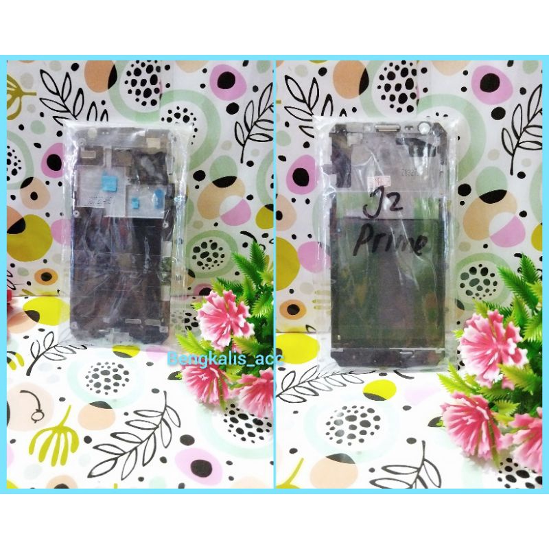 FRAME BEZZEL TULANG TENGAH DUDUKAN LCD SAMSUNG J2 PRIME