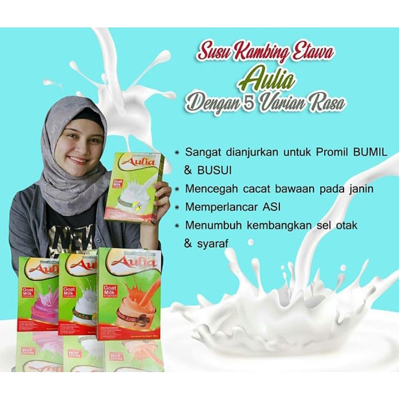 

susu kambing etawa/susu kambing bubuk AUDIA 5 varian rasa 200gram