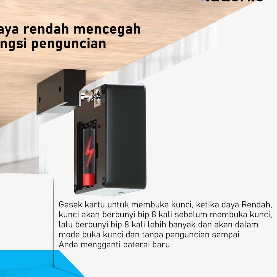 Terlaris.. Kadonio Kunci Lemari Pintar kabinet tersembunyi yang cerdas Kunci Kabinet Rfid Elektronik