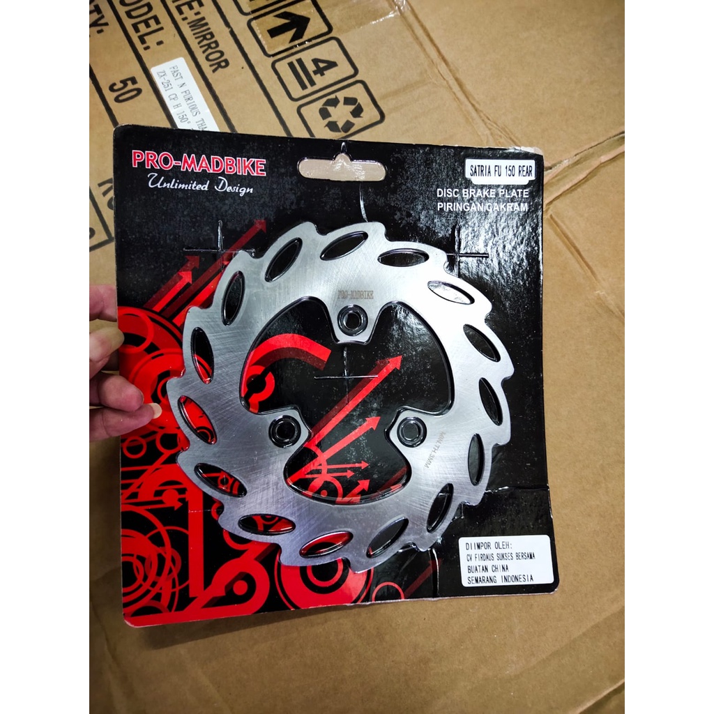 Piringan standar  belakang satria Fu 150  piringan PRO MADBIKE standar satria fu