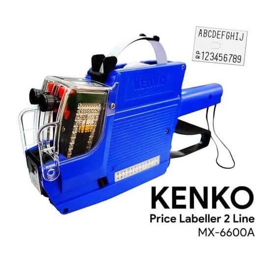 alat label harga/ alat price labeller 2 line/ alat label harga 10 digit/ alat label harga kenko/ ala