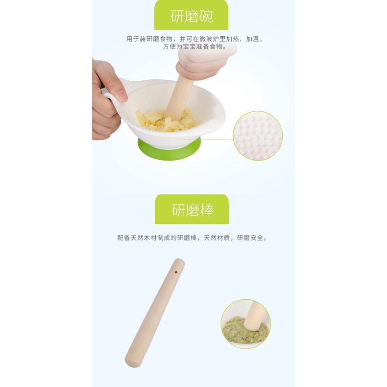 (Pimenova) Alat Pembuat Makanan Mpasi Bayi Baby Food Maker Grinding Bowl Perlengkapan Makan Bayi