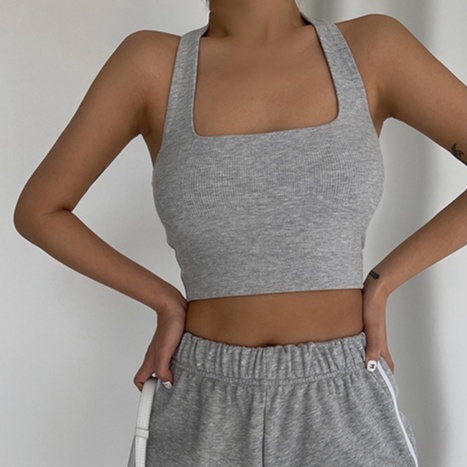 【LIVIAHOME】Halter Tight Sexy Suspenders Short Inner Top 7460