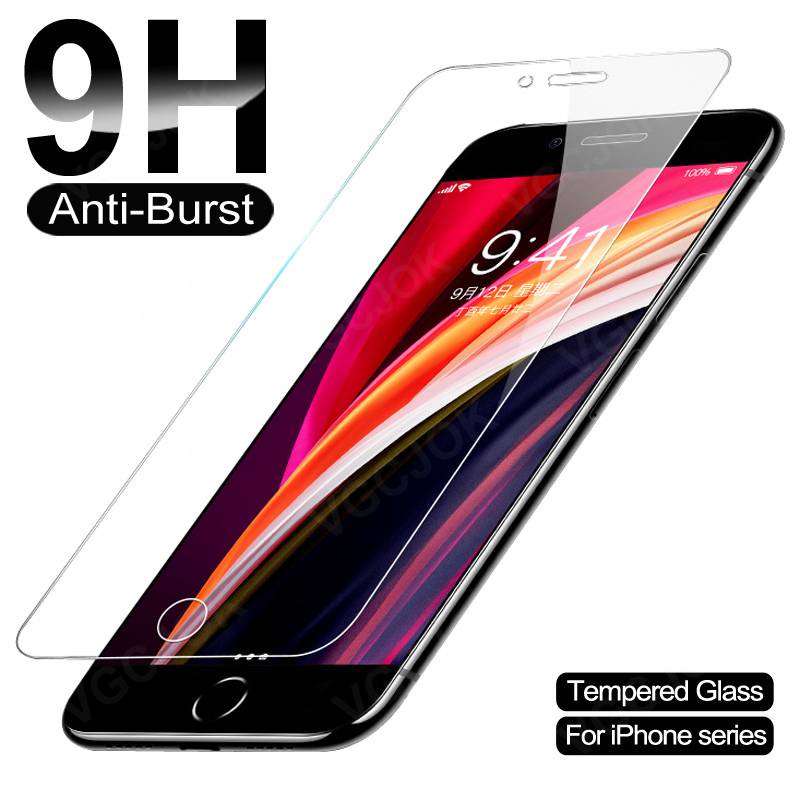 9H Anti-Burst Tempered Glass For IPhone 11 12 Pro Max Mini Screen Protector Glas On iPhone 6 6s 7 8 Plus X XS Max XR SE 2020 Full Cover Protective Film