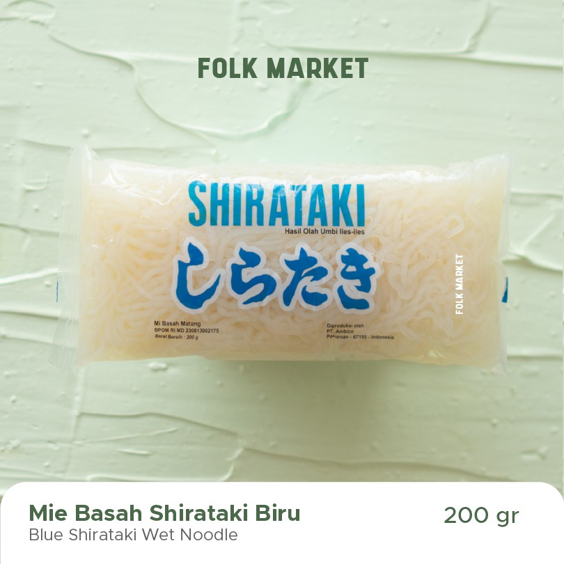 

Mr. Ishii Shirataki Noodle 200 gr | Mie Basah Shirataki Biru Ketogenic