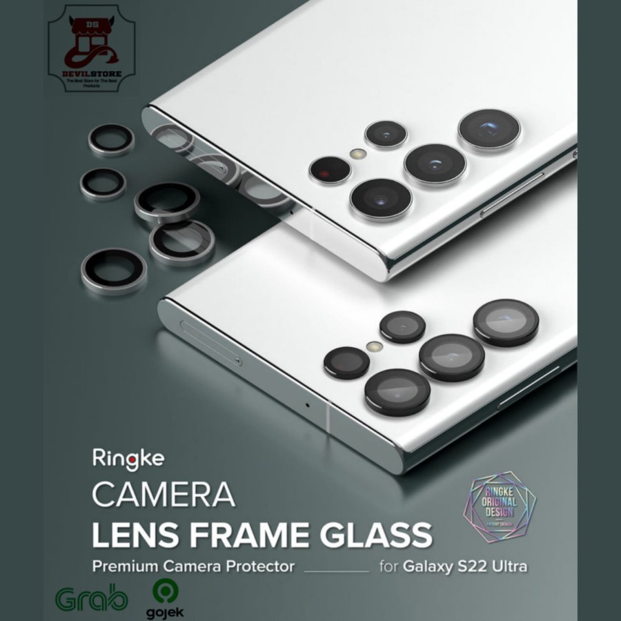 Ringke Premium Camera Protector Lens Frame Glass Samsung S22 Ultra