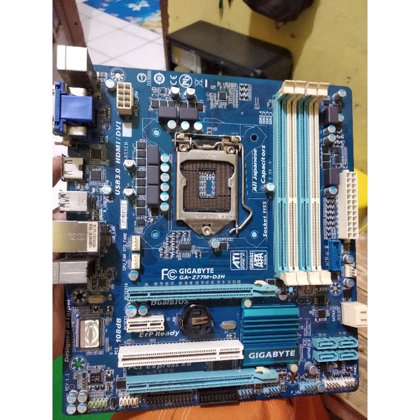 Mobo gigabyte ga-z77m-d3h rusak