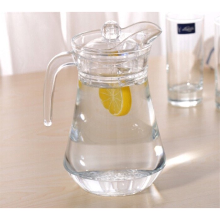 Pitcher Kaca Gagang I Teko Kaca I Water Jug Formia Jug 1.3 L
