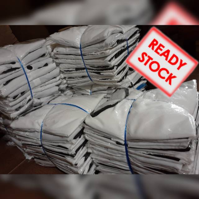 Gamis Seragam hitam putih  pns hitput kuliah Guru bahan Moscrepe size jumbo s m l xl 2xl 3xl 4xl-3