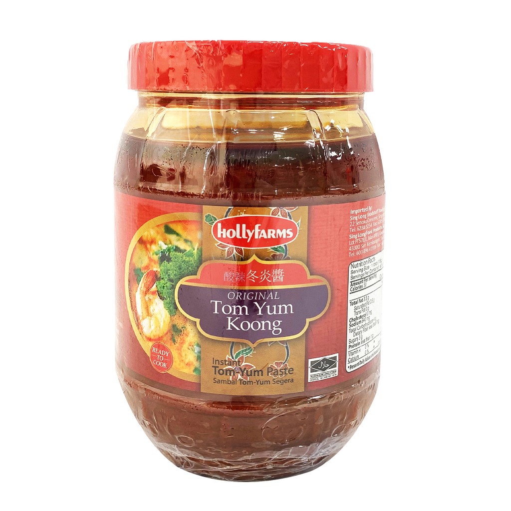 

Hollyfarms Tom Yum Koong Paste 900g Thailand