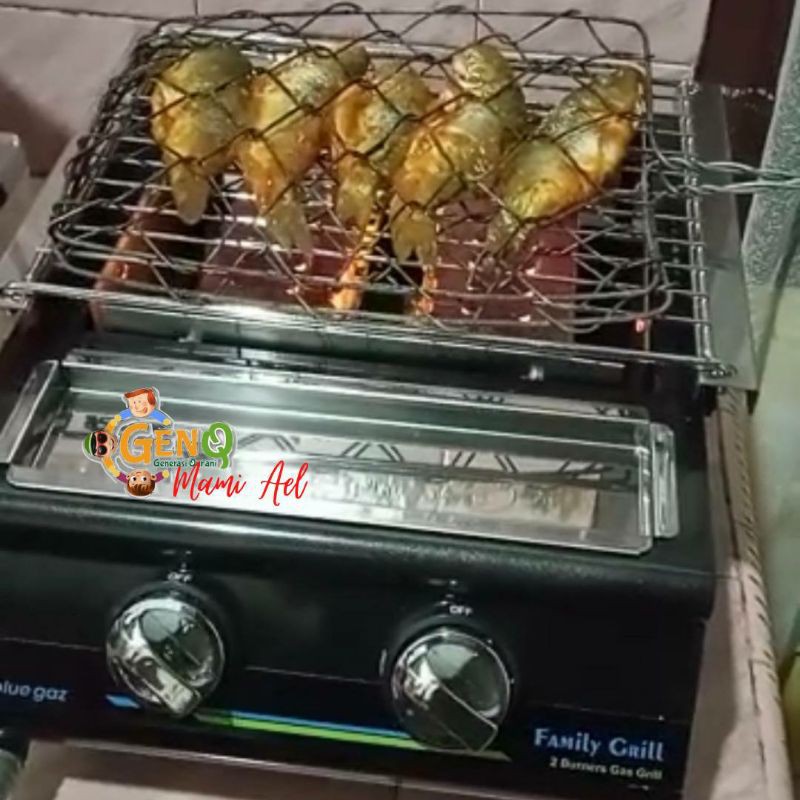 ARISAN Family grill 2 tungku Blue gaz
