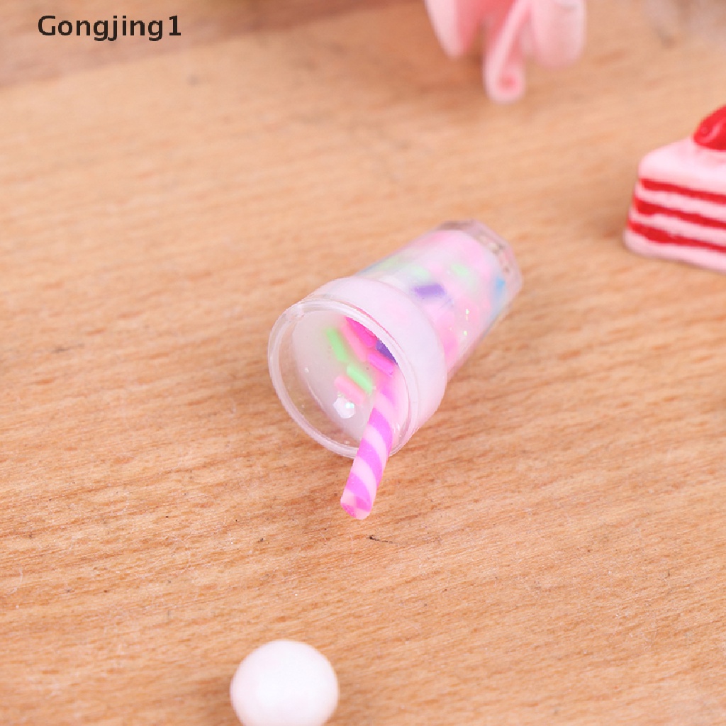 Gongjing1 5Pcs / Set Mainan Miniatur Botol Krim Skala 1: 12 Untuk Dekorasi Rumah Boneka