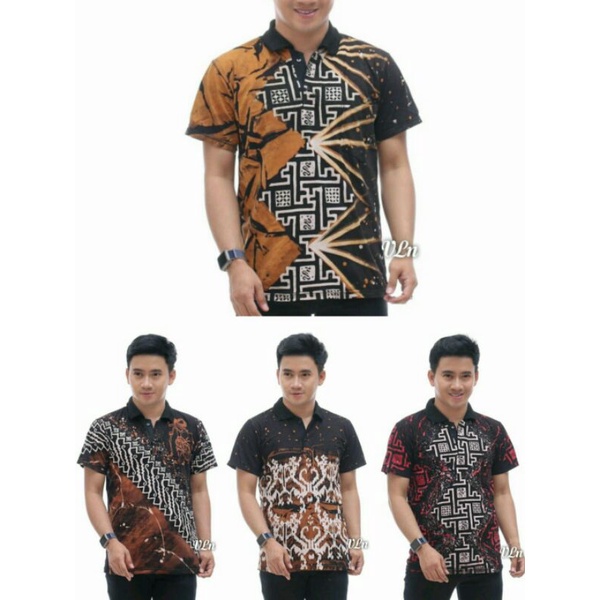 Kaos Polo Kaos Batik Cap Kaos Kerah Kemeja Keren Katun