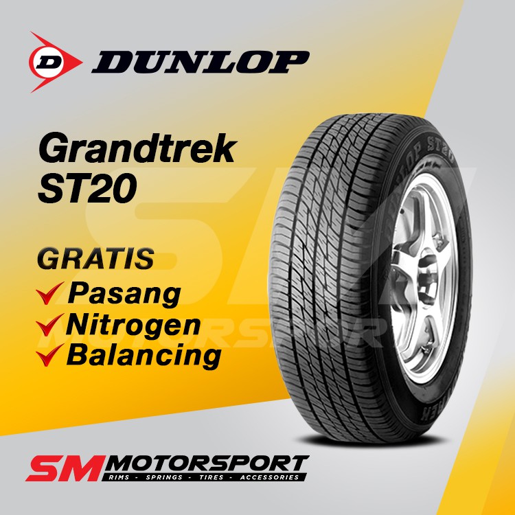 Ban Mobil Dunlop Grandtrek ST20 Rush Terios 215/65 R16 16