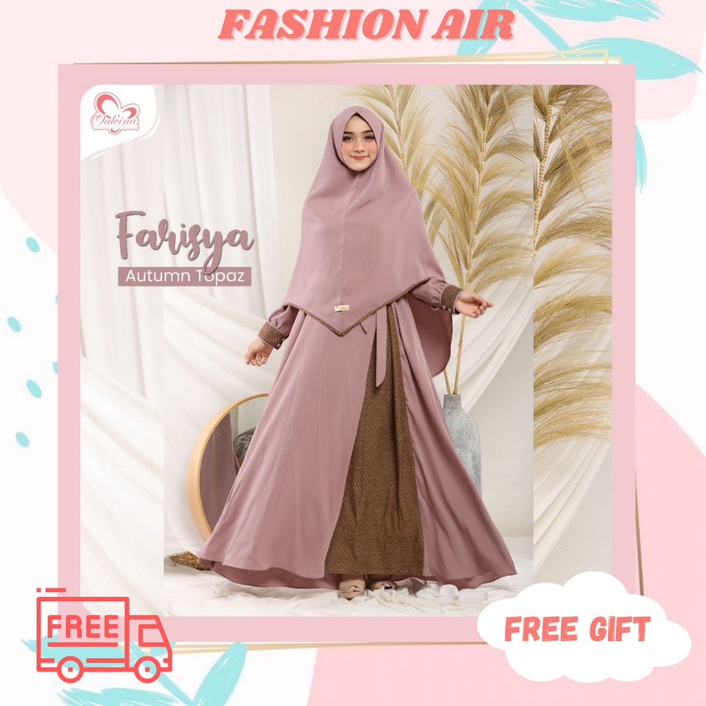 GAMIS SET/DRESS ONLY MOTIF DIAMOND BAHAN JASMINE TORINO ORIGINAL FARISYA by SALVINA