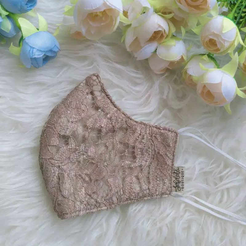 MASKER BROKAT CANTIK/ MASKER MEWAH / PESTA MASKER KEBAYA