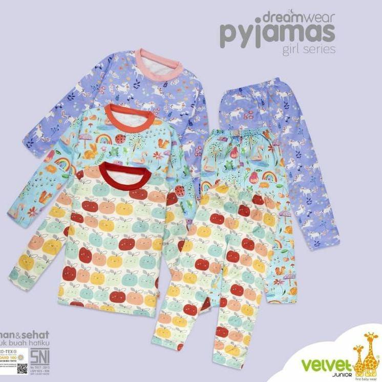 Koleksi Terbaru.. setelan panjang velvet junior size big