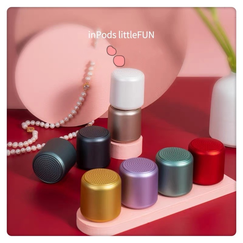 MIINII New Speaker FUN02/FUN01 Bluetooth Bass Stereo Mini Littlefun Macaron