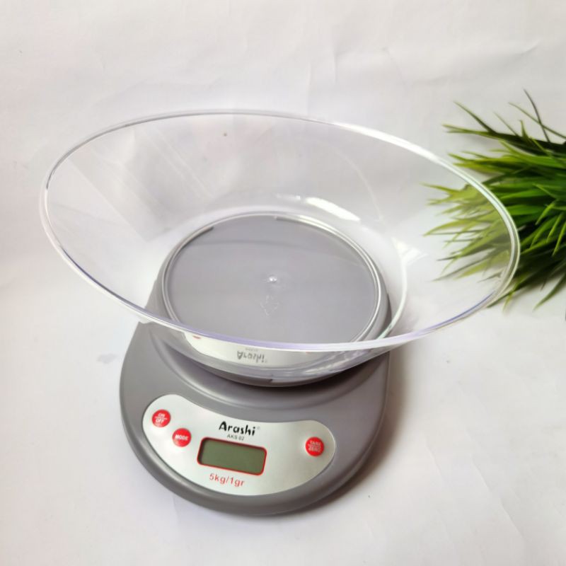 Timbangan dapur Digital 5Kg ARASHI AKS 02 / timbangan kue digital