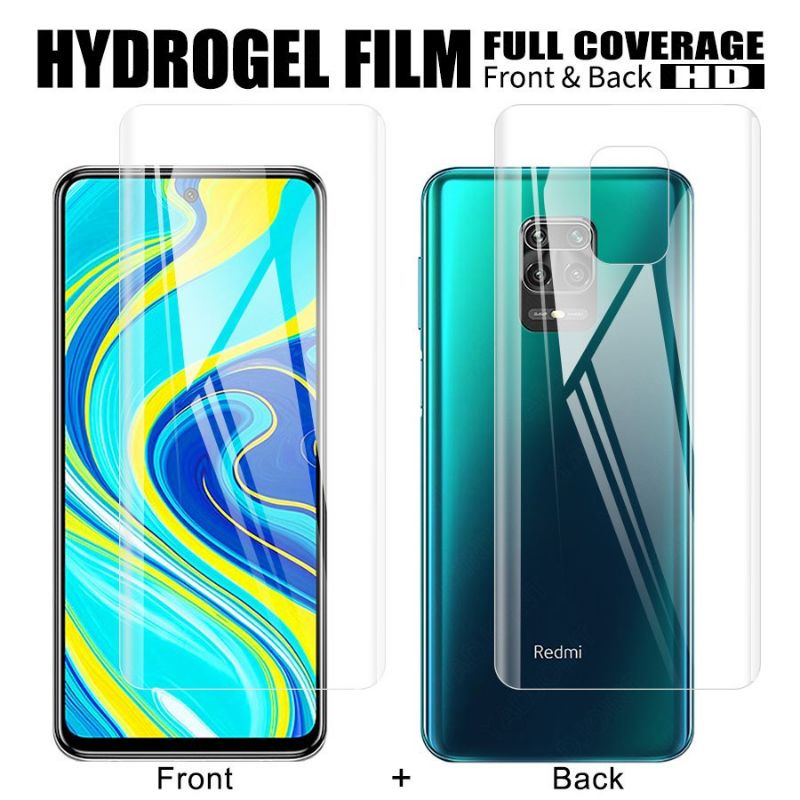 Hydrogel Front Back Redmi Note 9 / Note 9 Pro Antigores Matte / Clear