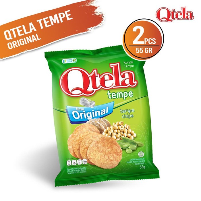 

Qtela Tempe Original 55 Gr 2 Pcs